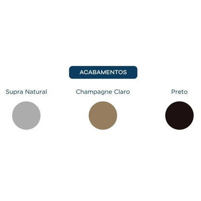 PONTEIRA ALTA P/ PERFILED PE-329 SOBREPOSTO - SUP. NATURAL - 01 UNIDADE - Acessórios