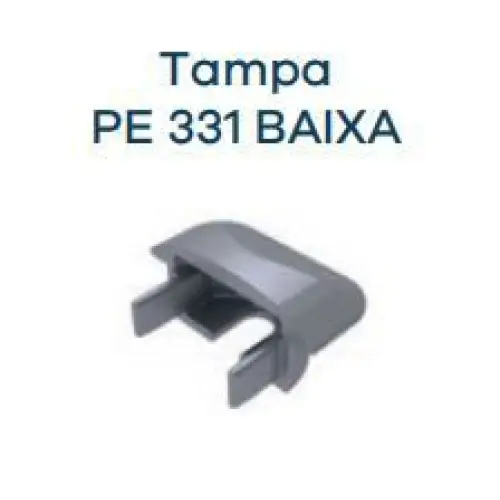 PONTEIRA BAIXA P/ PERFILED PE-331 DE EMBUTIR - CHAMPAGNE CLARO - 01 UNIDADE - Acessórios
