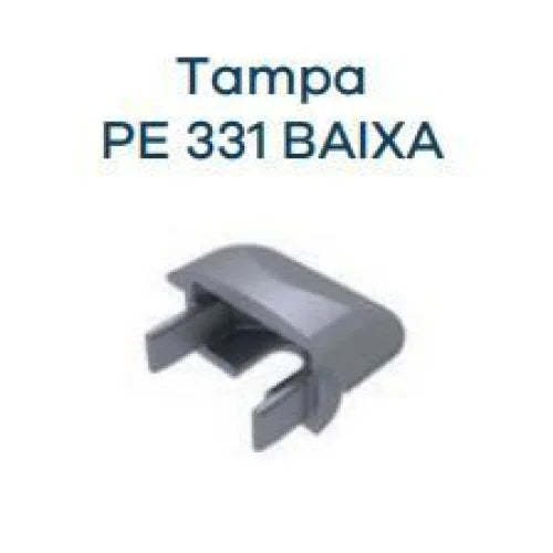 PONTEIRA BAIXA P/ PERFILED PE-331 DE EMBUTIR - PRETO - 01 UNIDADE - Acessórios