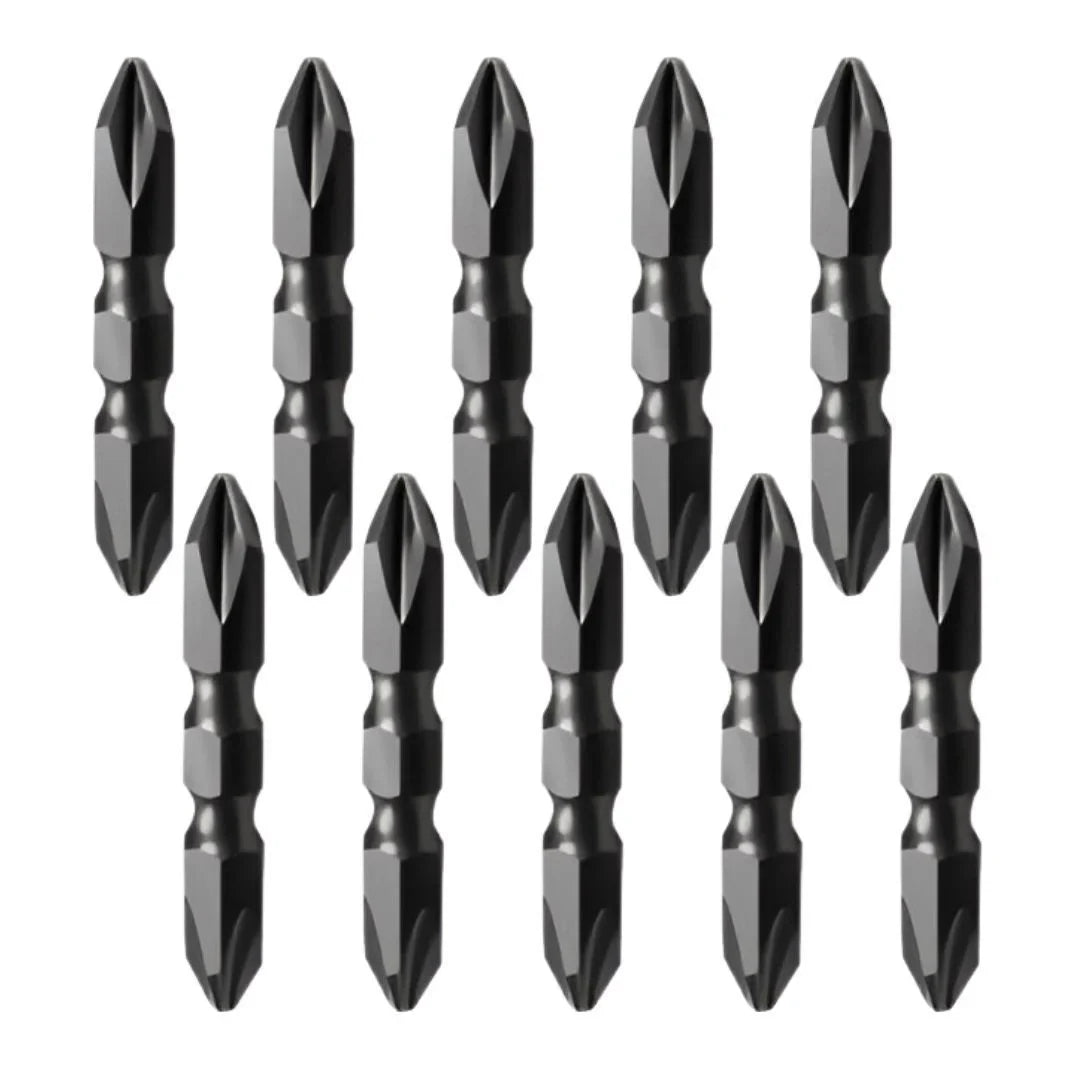 Ponteira Phillip Magnética 2 Pontas 4x45mm - Pacote Com 10 - Ponteiras