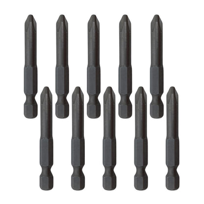Ponteira Phillips Chave 2 - 1/4’’ X 50 Polido - Pacote Com 10 | Ciser - Ponteiras