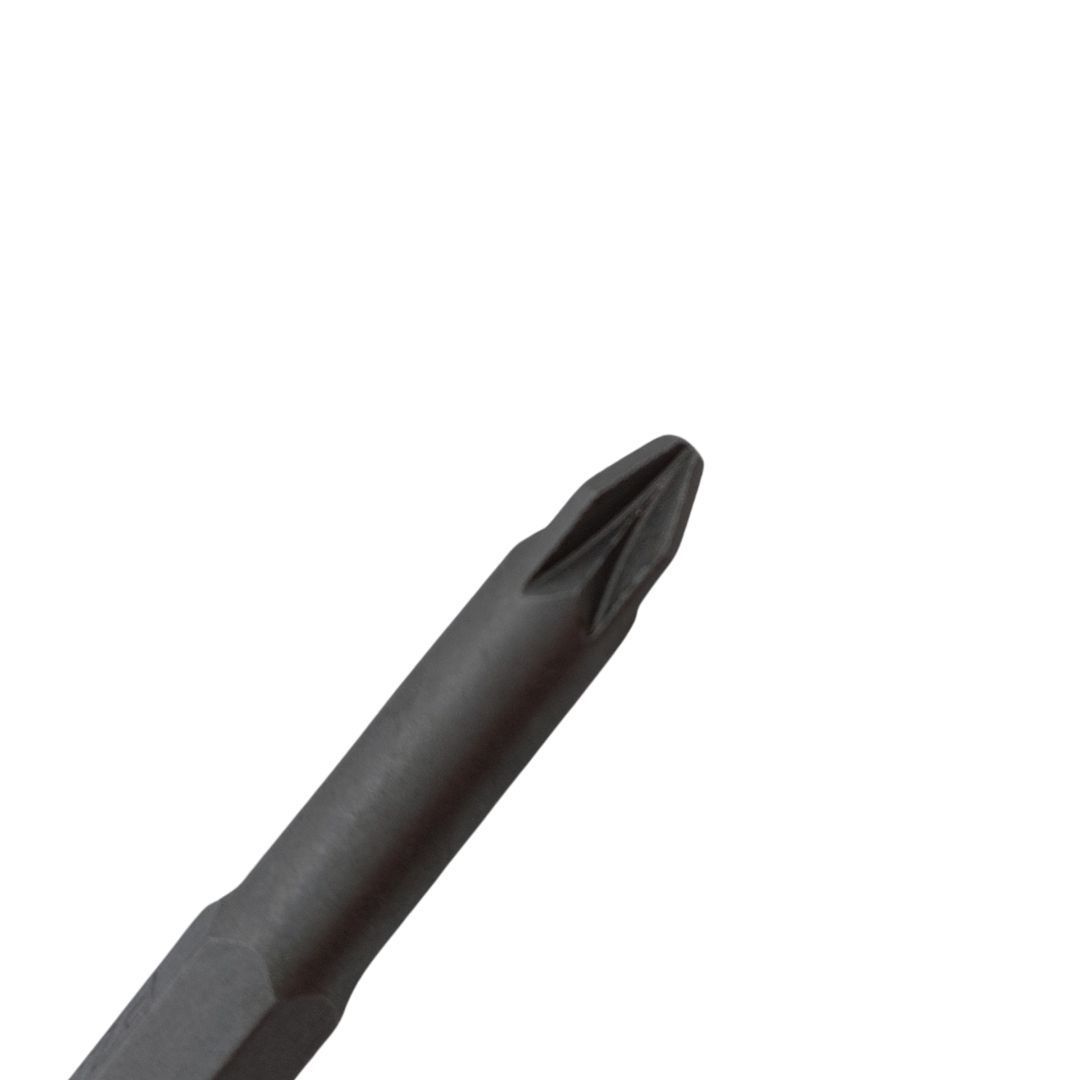 Ponteira Pozidrive Chave 2 - 1/4’’x50mm Polido - Pacote Com 10 | Ciser - Ponteiras