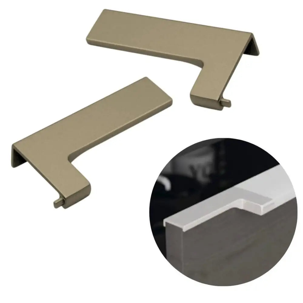 Ponteira Puxador Facetato 15mm PE-183 | R7015 | Champagne 1001 | Par - Acessórios