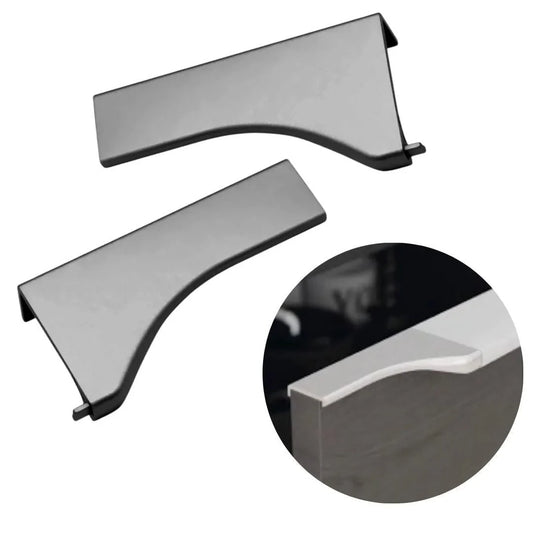 Ponteira Puxador Facetato 15mm PE-183 | S7015 | Titânio | Par - Acessórios