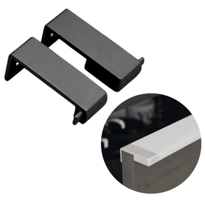 Ponteira Puxador Facetato 18mm PE-183 | A1318 | Titânio | Par - Acessórios