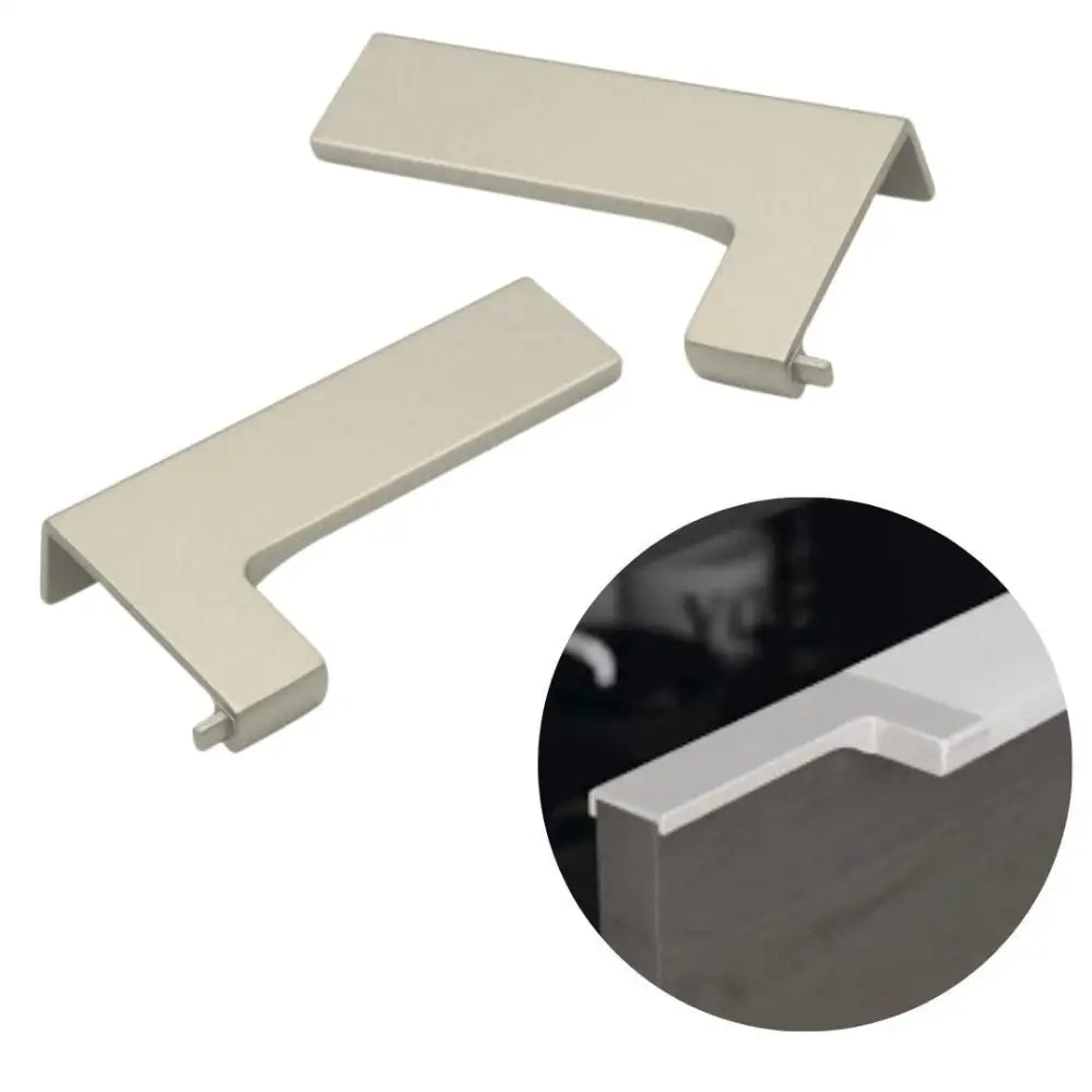 Ponteira Puxador Facetato 18mm PE-183 | R7018 | Matte Escuro | Par - Acessórios