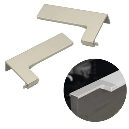 Ponteira Puxador Facetato 18mm PE-183 | R7018 | Matte Escuro | Par - Acessórios