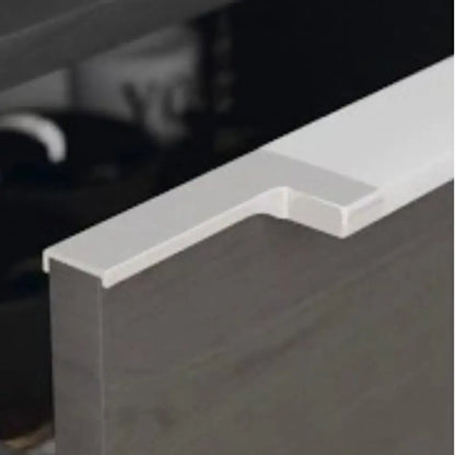 Ponteira Puxador Facetato 18mm PE-183 | R7018 | Matte Escuro | Par - Acessórios