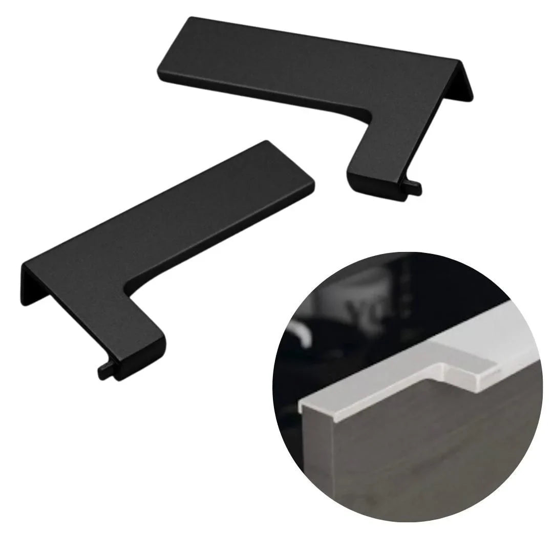 Ponteira Puxador Facetato 18mm PE-183 | R7018 | Preto | Par - Acessórios