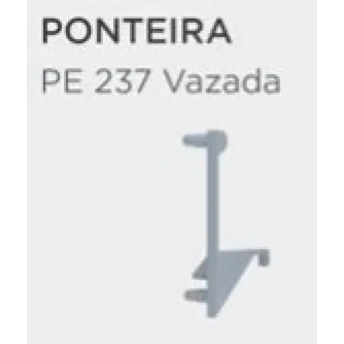 PONTEIRA VAZADA PUXADOR NATURE PE-237/238 - SUP. NATURAL - PAR - Acessórios
