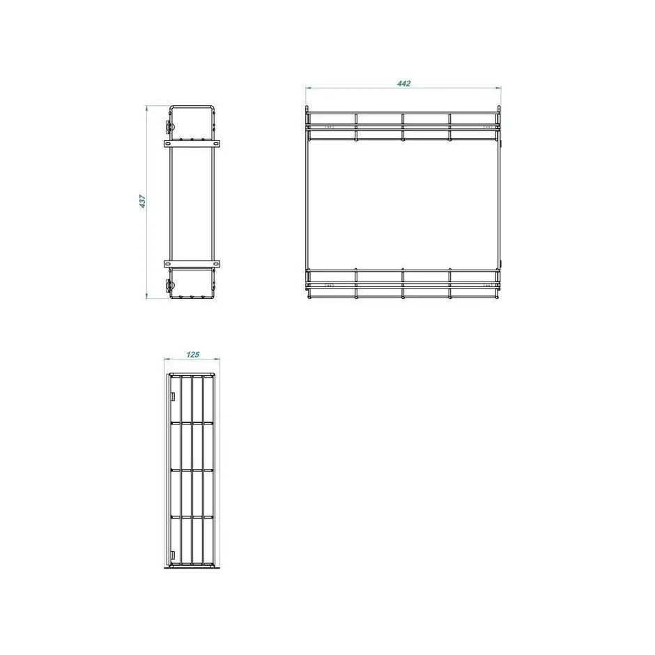 Porta Condimentos Metalnox | Embutido | Organização Cozinha METALNOX