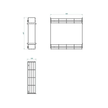 Porta Condimentos Metalnox | Embutido | Organização Cozinha METALNOX