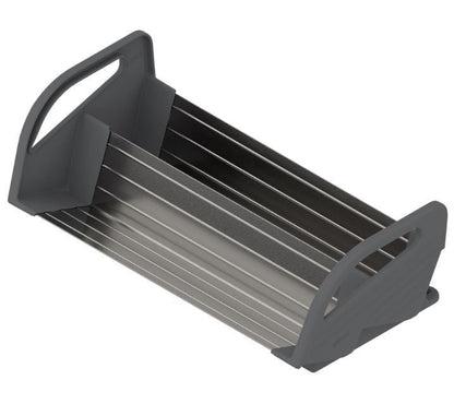 Porta-condimentos ou temperos Orga-line 362x120mm - Inox Esc. Laqueado - 01 Unidade - Utensílios e Organizadores