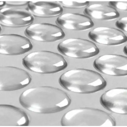 Protetores de Vidro 13mm | Batentes de Silicone Transparente | Cartela 50 Unidades TORO