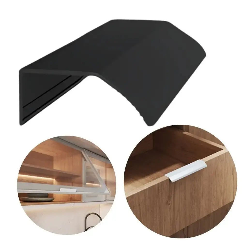 Puxador Alça de Sobrepor 100mm | Preto Fosco | Aria RM-388 ROMETAL