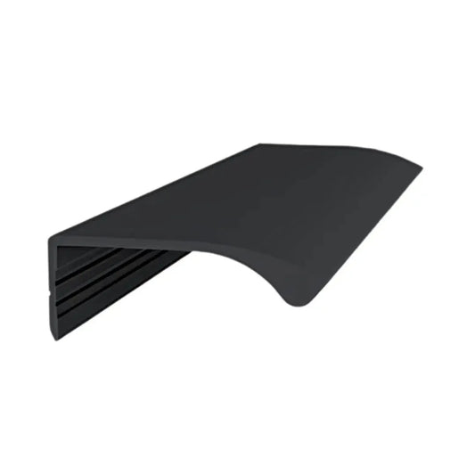 Puxador Alça de Sobrepor 100mm | Preto Fosco | Luna RM-414 ROMETAL