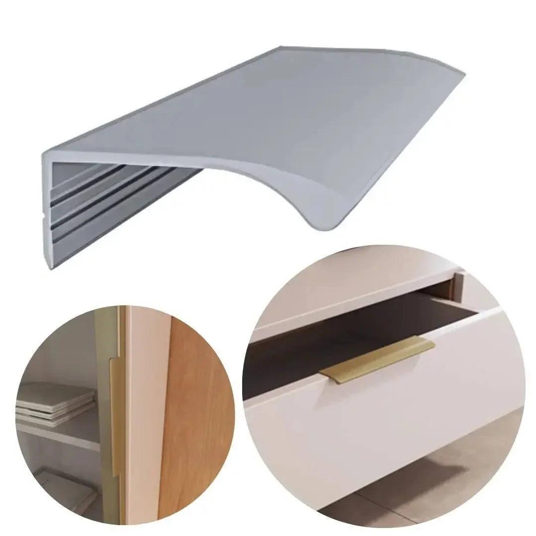 Puxador Alça de Sobrepor 100mm | Supra Natural | Luna RM-414 ROMETAL