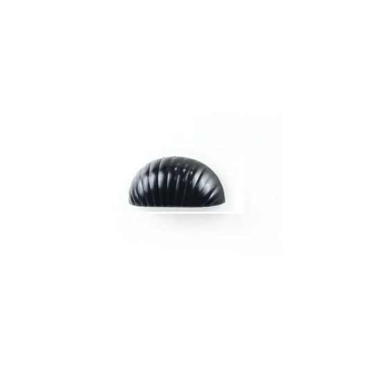Puxador Concha Ostra 64mm - Preto Fosco GRUPPA