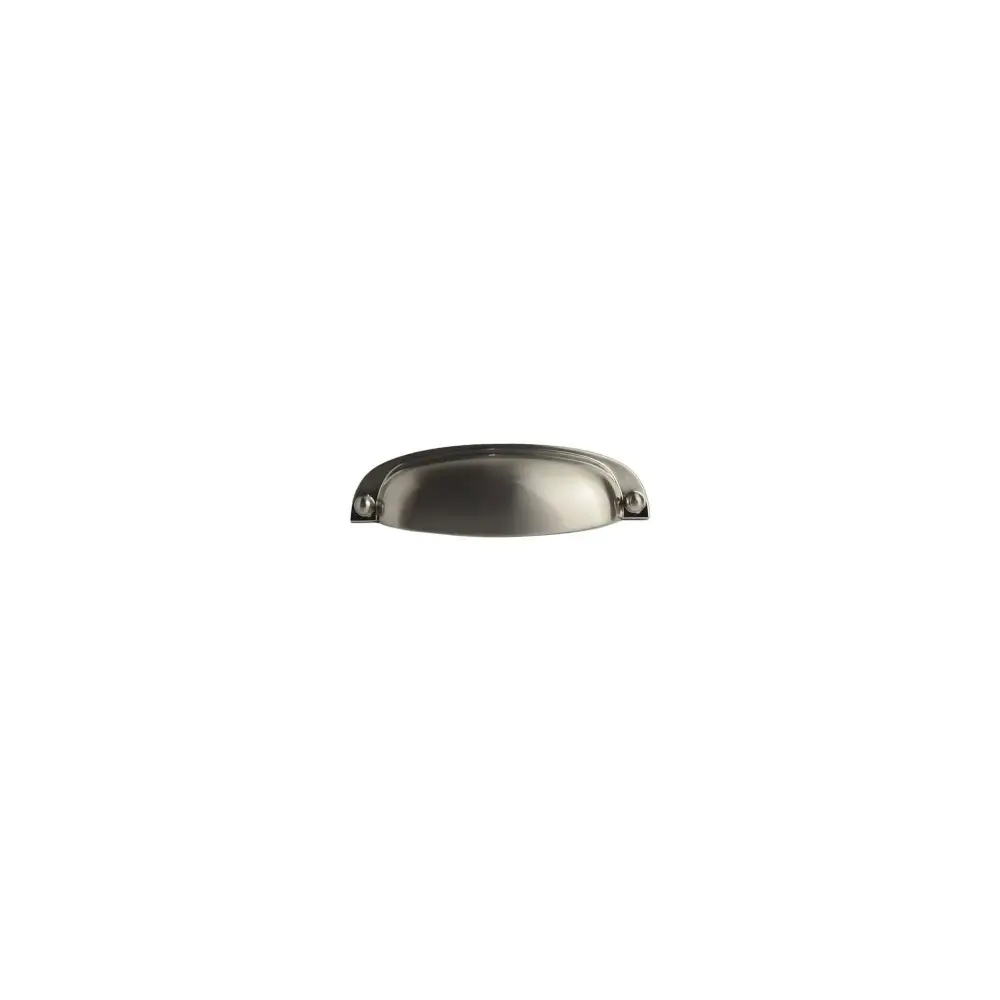 Puxador Concha Stilo 96mm | Niquelado Escovado GRUPPA