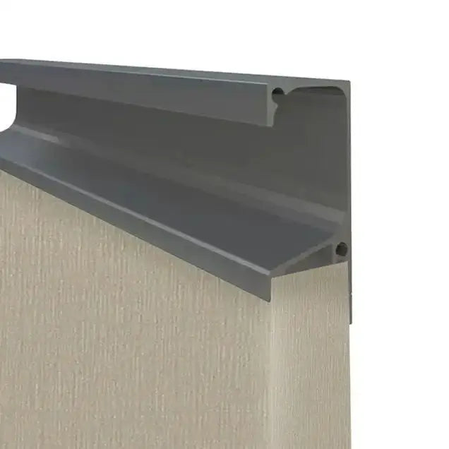 Puxador gola supra natural em alumínio para portas e gavetas 15mm Sem Categoria