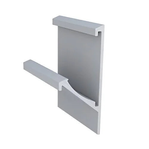 Puxador Oculto | RM-214 | Branco Brilhante | Para 18mm | Barra 3 Metros - Puxadores