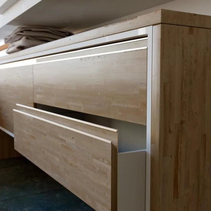 Puxador Oculto | RM-214 | Branco Brilhante | Para 18mm | Barra 3 Metros - Puxadores