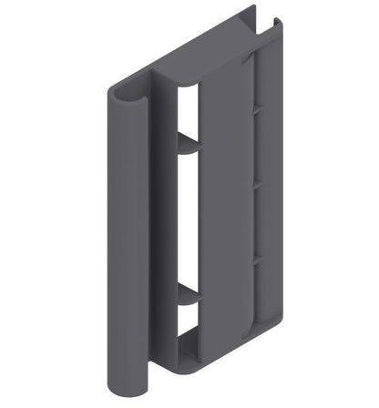 Puxador p/ Gaveta Alta Tandembox Interna - Cinza - 01 Unidade - Acessórios