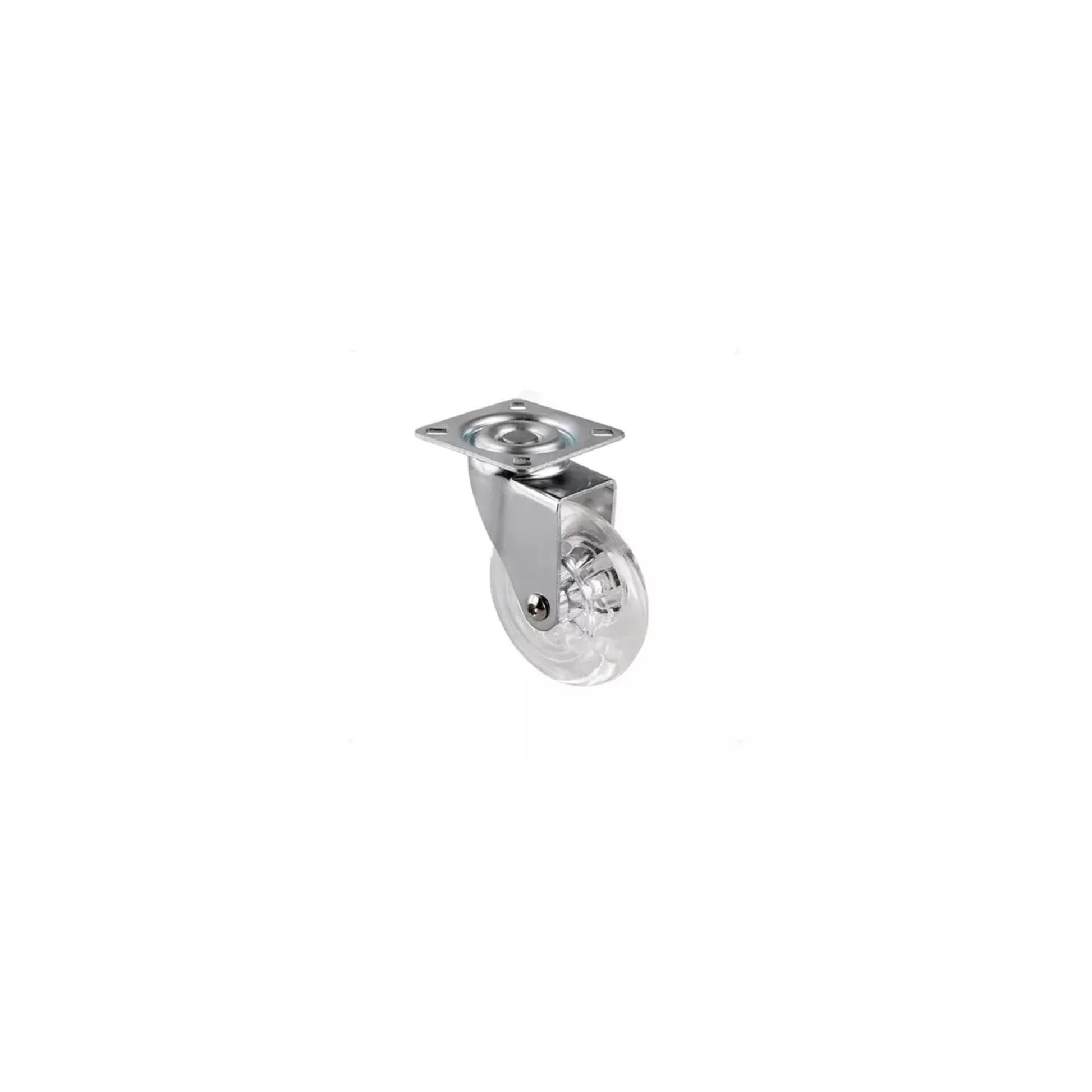 Rodizio Pu Cristal 75mm S/Freio - 21726 - GMET METALNOX