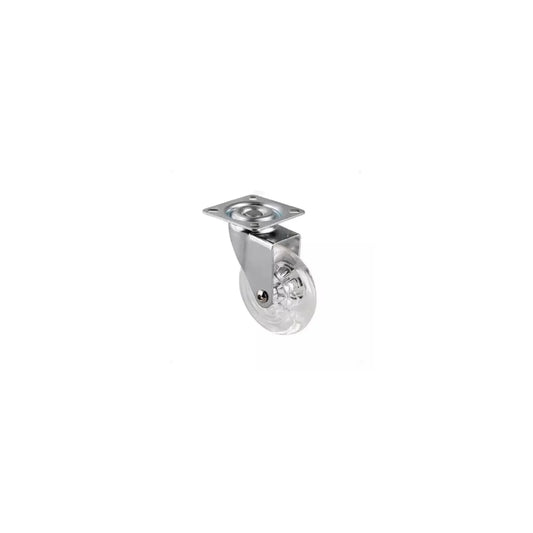 Rodizio Pu Cristal 75mm S/Freio - 21726 - GMET METALNOX