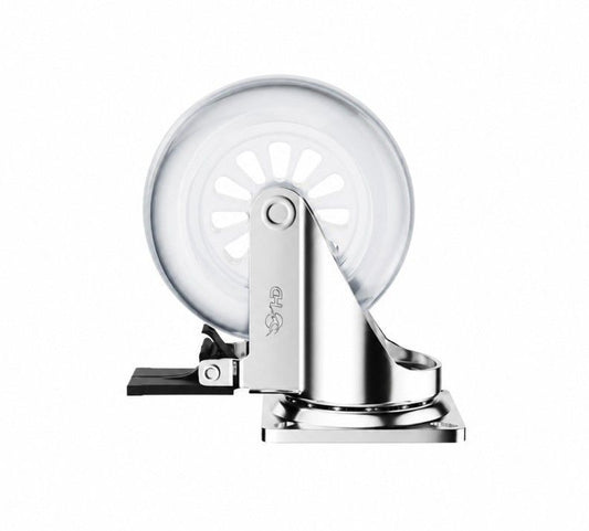 Rodizio Gel 50mm Com Freio - HD Ferragens | 01 Unidade - Sem Categoria
