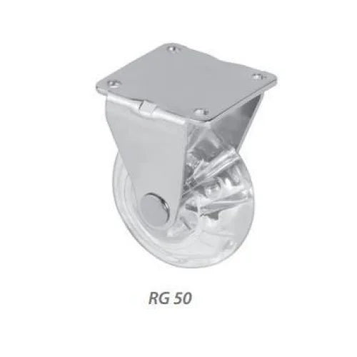 RODIZIO TN GEL RG50 INCOLOR CROMADO FIXO 40KG - 01 UNIDADE - Fixadores