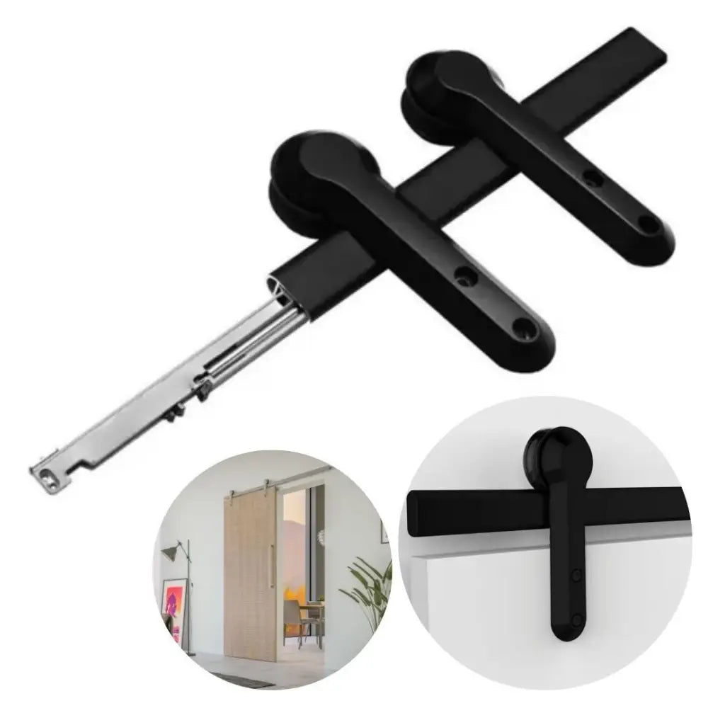 Sistema Deslizante Evo | p/ 1 Porta de 15 a 40Kg | Preto | Barra 3 metros - Sistemas Deslizantes