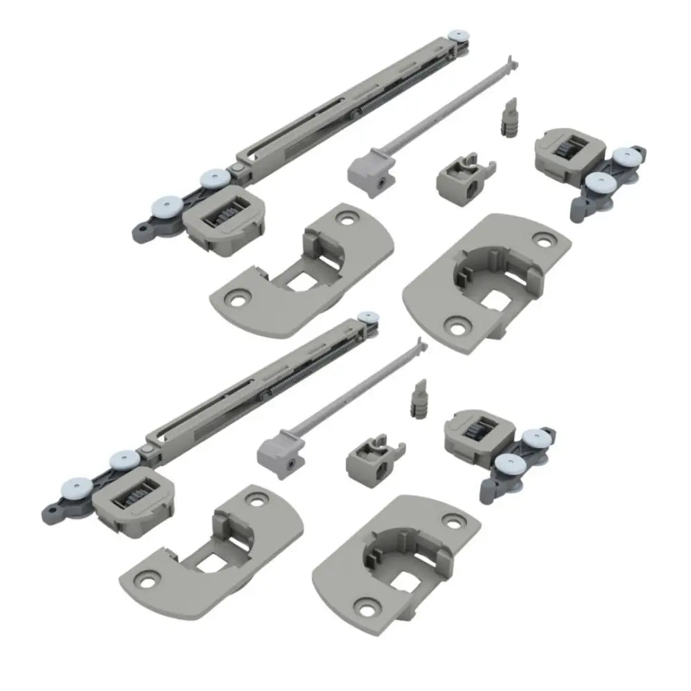 Sistema Para Porta de Correr Multi Standard Leve | 2 Portas | 12Kg - Sistemas Deslizantes