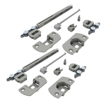 Sistema Para Porta de Correr Multi Standard Leve | 2 Portas | 12Kg - Sistemas Deslizantes