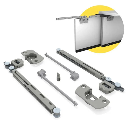 Sistema Para Porta de Correr Multi Top Leve | 1 Porta | 12Kg - Sistemas Deslizantes