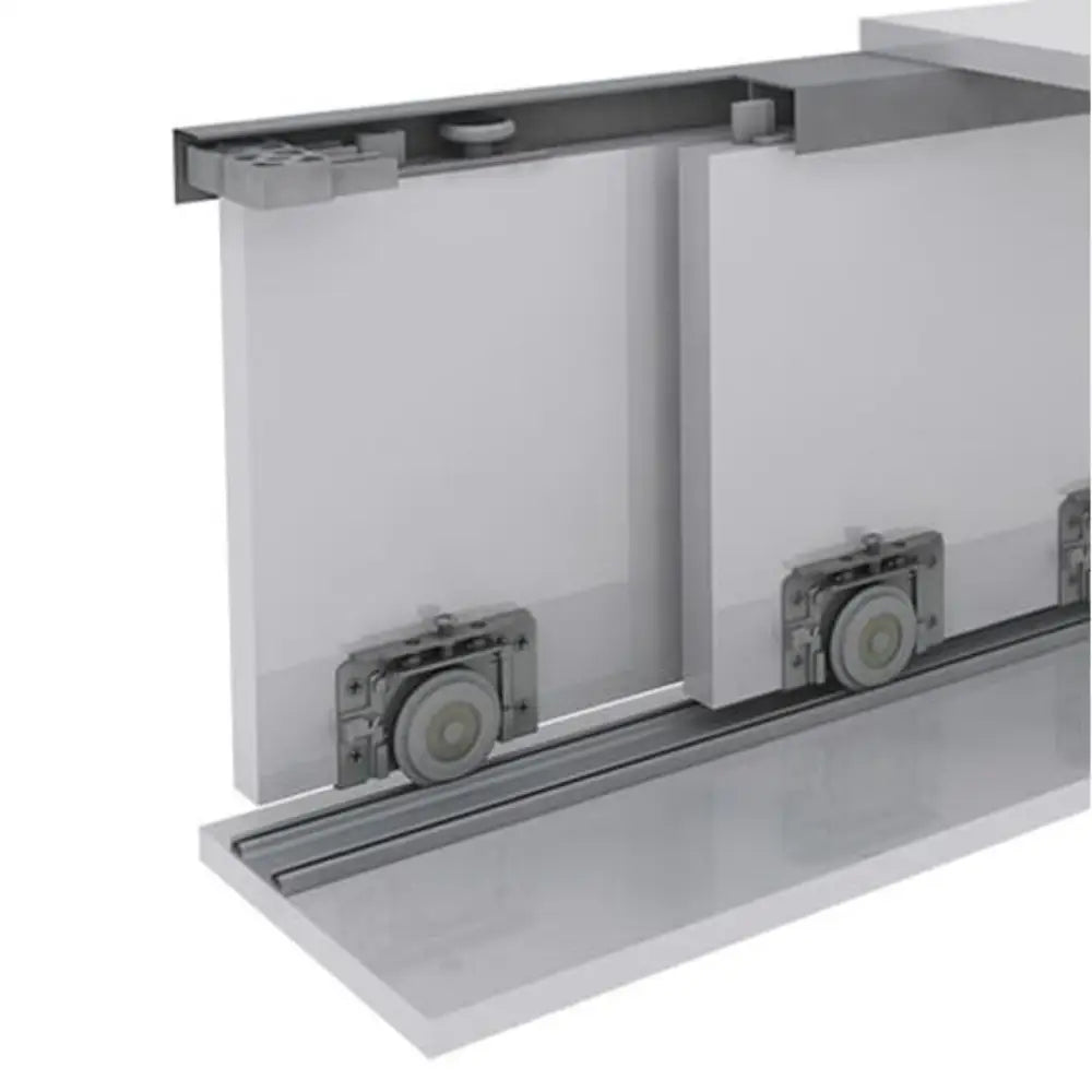 Sistema Para Porta de Correr RO-62 + Guia 4011 | 60Kg - Sistemas Deslizantes