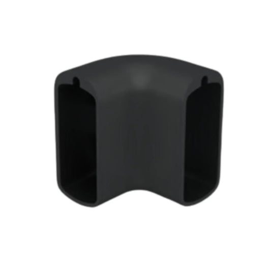 Conector 90° p/ Cabideiro Vesto | Preto | 01 Unidade - Acessórios