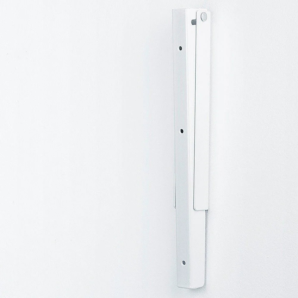 Suporte Aco Dobravel U Duplo Branco 280mm - 40Kg - 4621028023 - Suportes