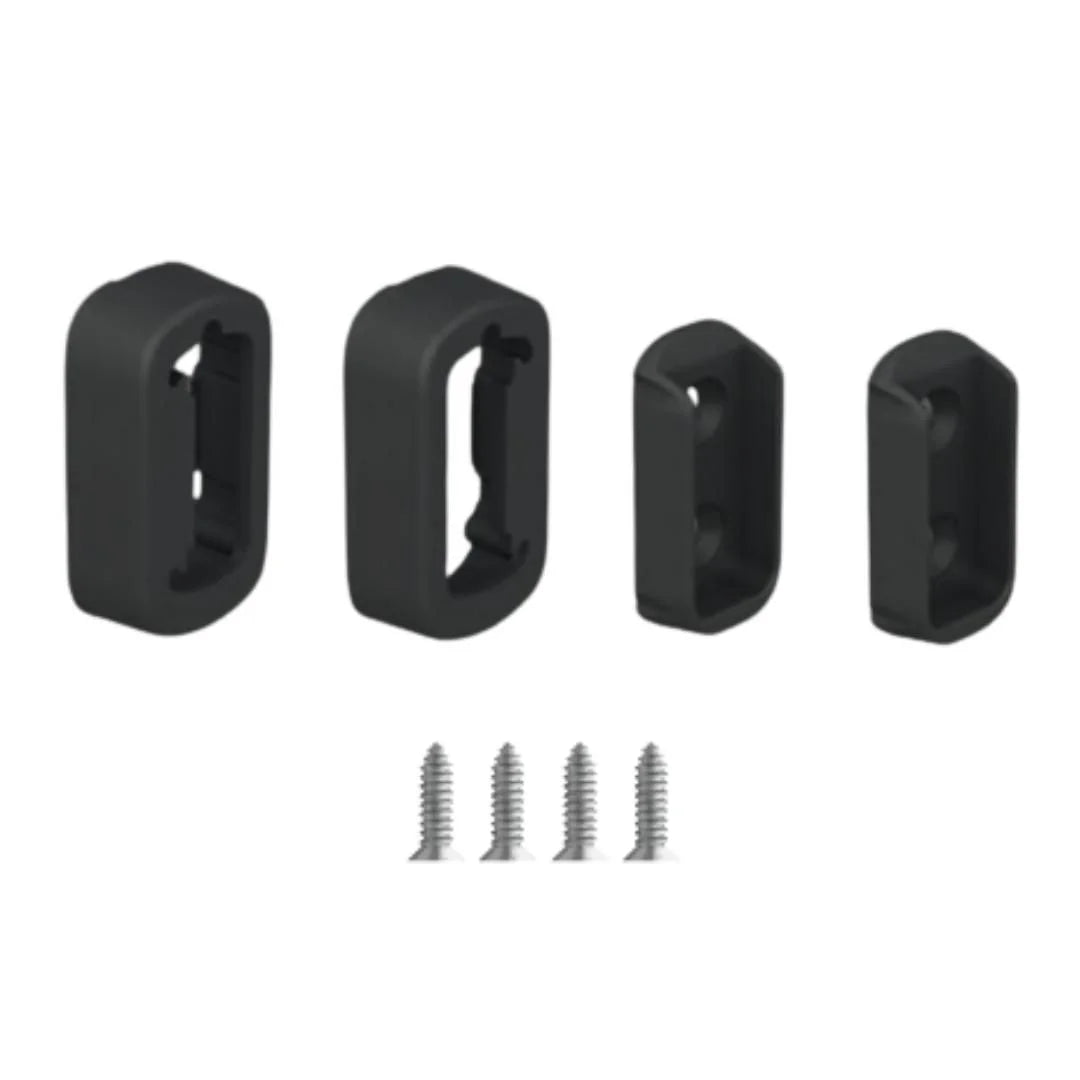 Suporte Lateral p/ Cabideiro Vesto | Preto | Par - Acessórios