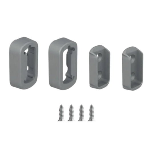 Suporte Lateral p/ Cabideiro Vesto | Titânio | Par - Acessórios