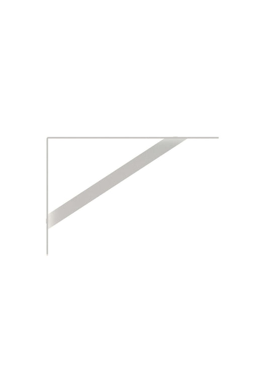 Suporte Mão Francesa Leve Branco 37cm - 01 Unidade - Sem Categoria