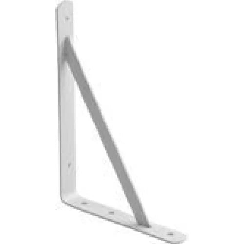 Suporte Mão Francesa Pesada Aco Branco 400mm - 70Kg - 5340040003 ORDENARE
