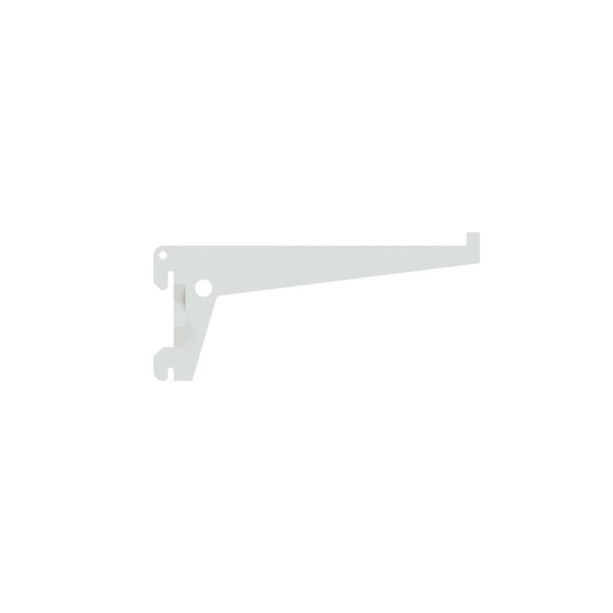 Suporte P/ Trilho Cremalheira Branco 25Cm Fixadores