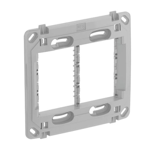 Suporte Plastico 4X4’’ Compose Cinza - 13208266 - Placas