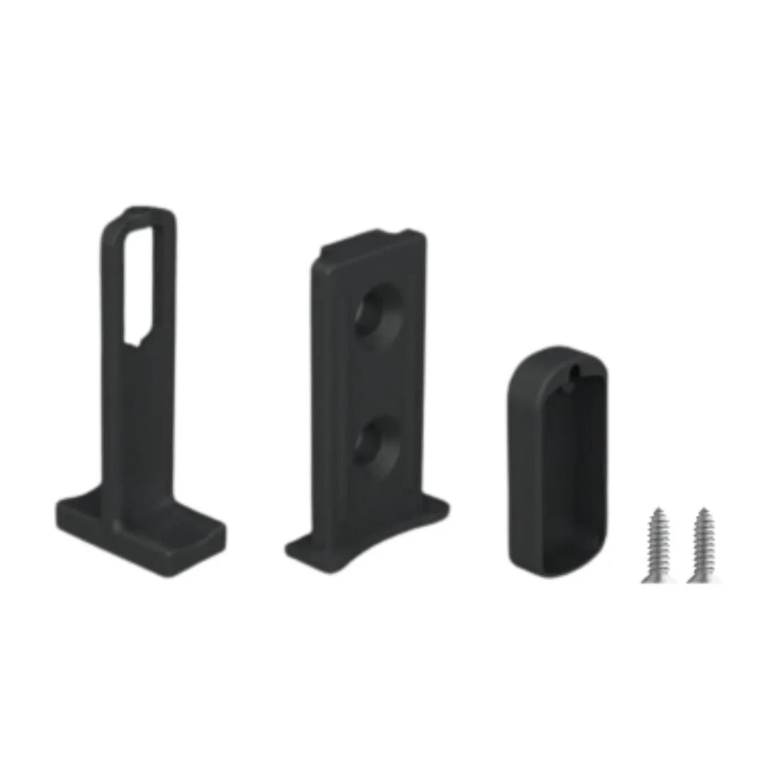 Suporte Topo e Ponteira p/ Cabideiro Vesto | Preto | 01 Unidade - Acessórios