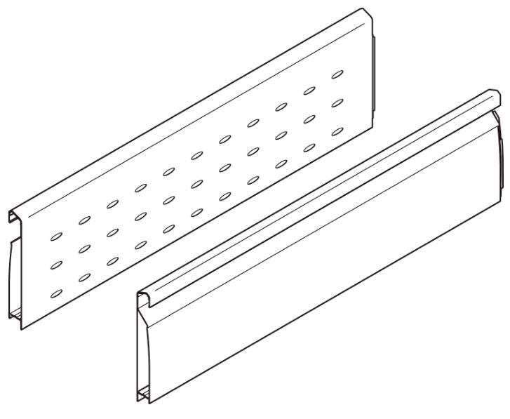 Tandembox Boxside Duplo 650mm Esq./Dir. | Branco | 01 Par - Acessórios