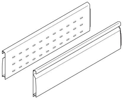 Tandembox Boxside Duplo 650mm Esq./Dir. | Branco | 01 Par - Acessórios