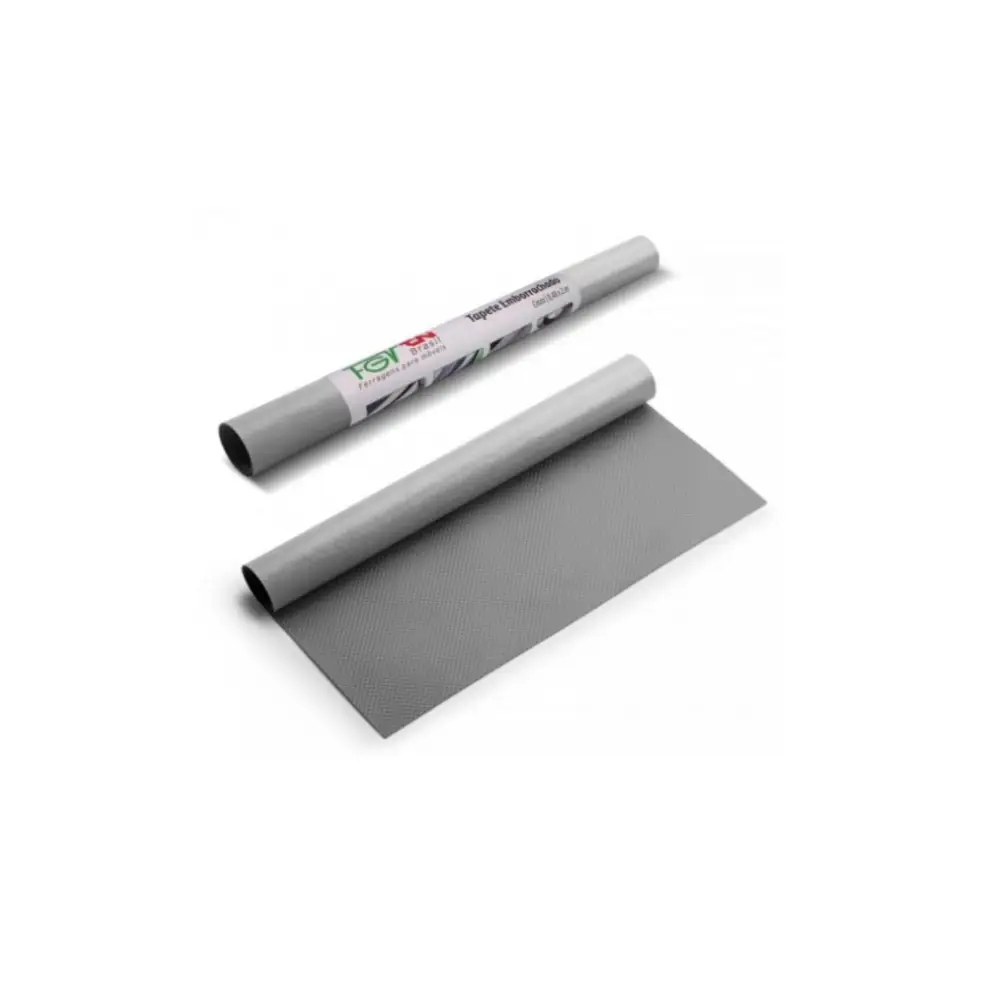 Tapete Emborrachado Cinza 58cmX20m - 58PT6006RC00520 - Utensílios e Organizadores