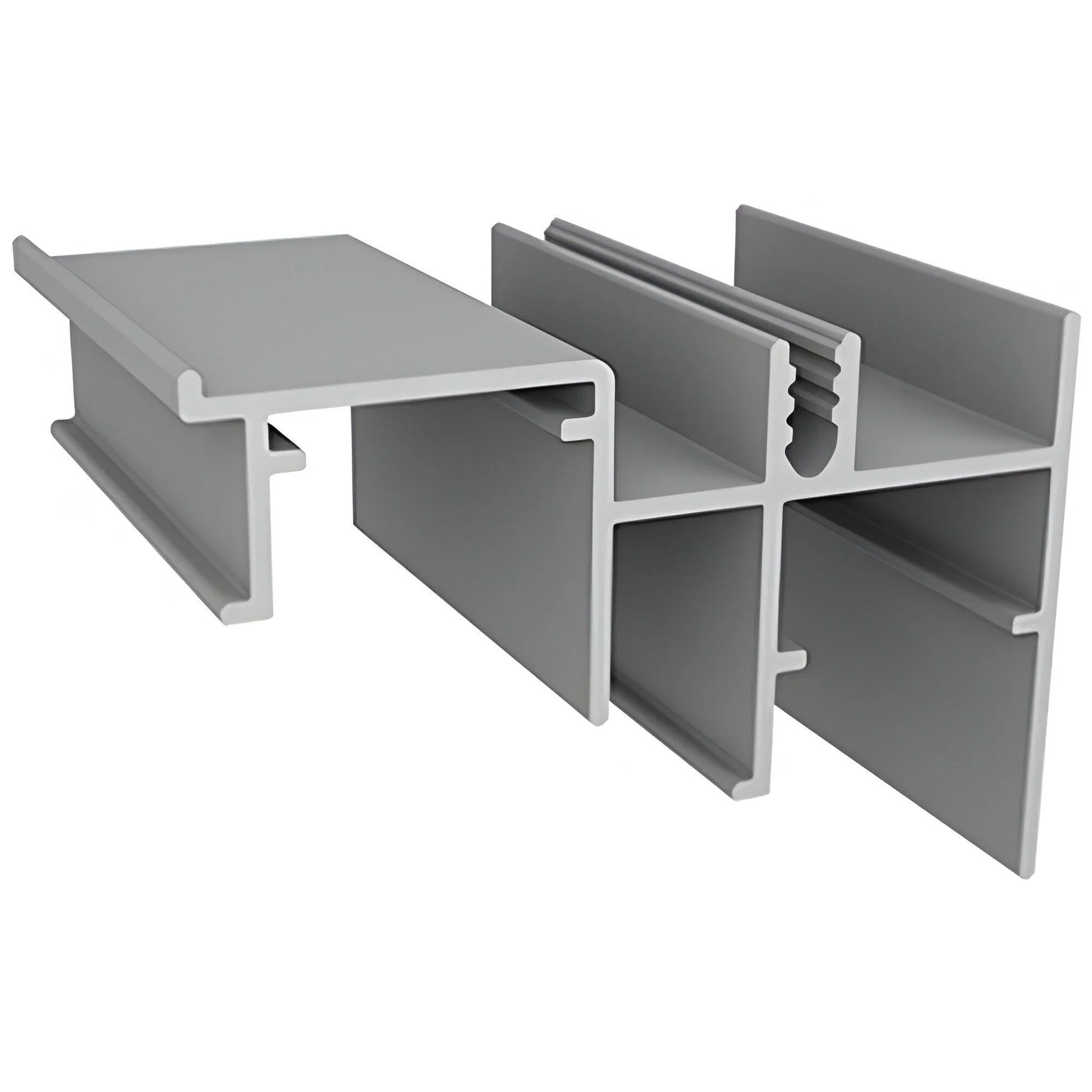 Trilho Alumínio Inferior | RM-265 | Para Sistema Deslizante Dominus | Barra 3 Metros - Perfis