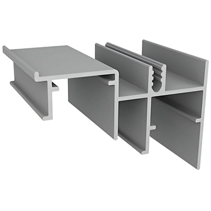 Trilho Alumínio Inferior | RM-265 | Para Sistema Deslizante Dominus | Barra 3 Metros - Perfis